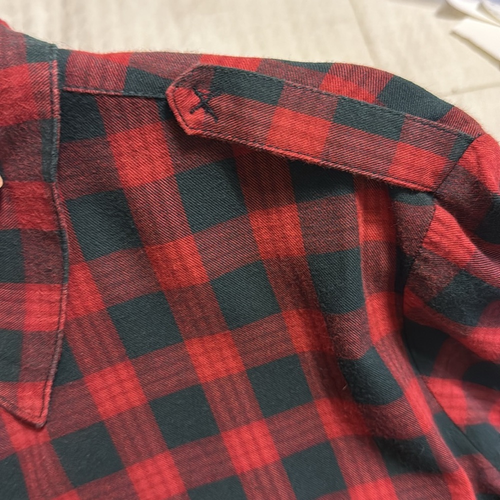 Sanctuary Red and Black Checkered Top